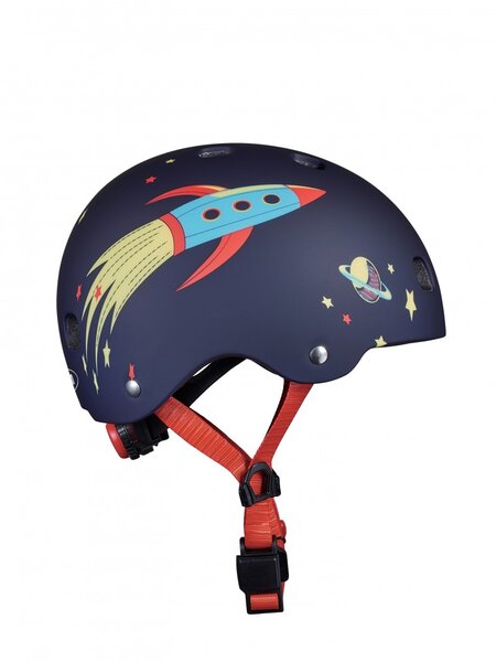 Casque Vélo et Trottinette Rocket  boucle magnétique  lumière LED intégrée  Taille S