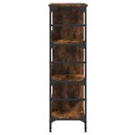 vidaXL Buffet chêne fumé 102x32x103 5 cm bois d'ingénierie