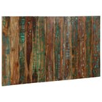vidaXL Tête de lit multicolore 140 cm bois massif récupération