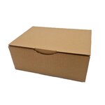 Lot de 150 boites postales à tirettes marrons : 250 x 150 x 100 mm petite cannelure