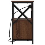 vidaXL Cabinet de chevet 2 Pièces Chêne marron 40 x 31 x 60 cm