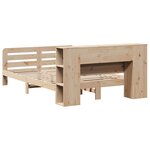 vidaXL Cadre de lit sans matelas 140x190 cm bois de pin massif