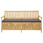 vidaXL Banc de rangement 2 -Seater 170 x 63 x 84 cm Rectangulaire