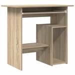 vidaXL Bureau Chêne sonoma 80x45x74 cm Bois d’ingénierie