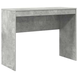 vidaXL Bureau Gris béton 100 x 40 x 76 cm Bois d'ingénierie