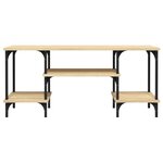 vidaXL Meuble TV chêne sonoma 102x35x45 5 cm bois d'ingénierie