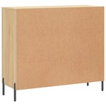 vidaXL Buffet chêne sonoma 90x34x80 cm bois d'ingénierie