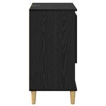 vidaXL Buffets 2 Pièces Chêne noir 60 x 35 x 70 cm Bois d'ingénierie