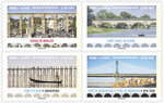 Carnet 12 timbres - Ponts et Viaducs - Lettre verte