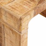 vidaXL Table d'appoint Marron 60 x 35 x 45 cm bois de manguier massif