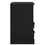 vidaXL Cabinet de chevet Chêne noir 43 x 36 x 60 cm Bois d'ingénierie