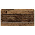 vidaXL Meuble pour Évier avec tiroir Bois Ancien 100 x 38.5 x 48 cm