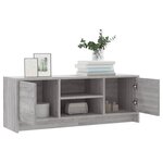 vidaXL Meuble TV sonoma gris 102x30x37 5 cm bois d'ingénierie