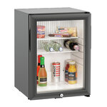 Mini bar à boisson porte vitrée - 34 litres - bartscher -  - acier1400vitrée x445x563mm