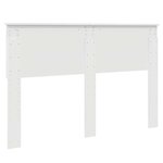 vidaXL Tête de lit Blanc Brillant 140 cm Bois d'ingénierie