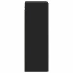 vidaXL Cabinet de Salle de Bain Mural Noir 33 x 34 5 x 60 cm