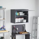 vidaXL Armoire murale pour garage Anthracite 60 x 40 x 53 cm