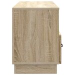 vidaXL Meuble TV Chêne Sonoma 102 x 34 5 x 47 cm Bois d'ingénierie