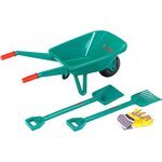 Theo Klein 3052(2752+2780) - Kit de jardinage Bosch brouette et Tondeuse à gazon Rotak