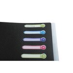 Trieur polypropylène 3 rabats 8 compartiments OPAK Noir x 10 EXACOMPTA