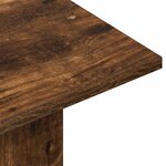 vidaXL Table console Chêne fumé 100 x 30 x 75 cm Bois d'ingénierie