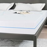 vidaXL Matelas Blanc 180 x 200 cm Mousse