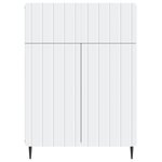 vidaXL Buffet Blanc 66 x 34 5 x 92 cm Bois d'ingénierie