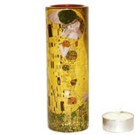 Porte-bougie cylindrique le baiser par klimt