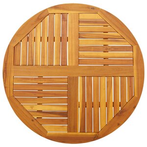 vidaXL Dessus de table Ø90x2 2 cm rond bois massif d'acacia