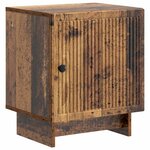 vidaXL Cabinet de chevet 2 Pièces Bois ancien 43 x 34 5 x 50 cm