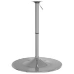 vidaXL Base de table de bar 45x90 cm acier chromé