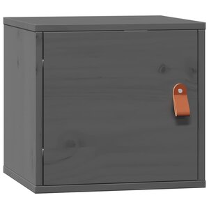 vidaXL Armoire murale Gris 31 5x30x30 cm Bois de pin massif