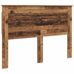 vidaXL Tête de lit Bois Ancien 140 cm Bois d'ingénierie
