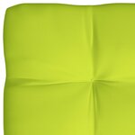 vidaXL Coussins de canapé palette 7 Pièces Vert vif