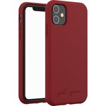JUST GREEN Coque Bio pour iPhone 11 Rouge
