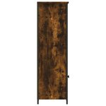vidaXL Buffet haut chêne fumé 62x32x103 5 cm bois d'ingénierie