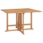 vidaXL Mobilier à dîner d'extérieur pliable 7 Pièces Bois solide de teck