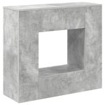 vidaXL Gris Béton 82 x 29 x 74 cm