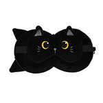 Pillow mask de voyage Chat noir