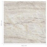 vidaXL Dalles de plancher autoadhésives 55 Pièces PVC 5 11 m² beige