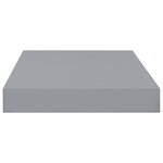 vidaXL Étagère murale flottante gris 40x23x3 8 cm MDF