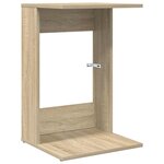 vidaXL Table d'appoint Chêne Sonoma 40 x 38 x 62 5 cm