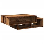 vidaXL Table basse vieux bois 105x55x32 cm bois d'ingénierie