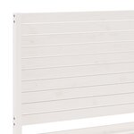 vidaXL Cadre de lit extra long sans matelas 180x220 cm bois massif