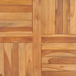 vidaXL Dessus de table Bois de teck solide 70x70x2 5 cm