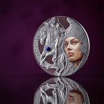 Pièce de monnaie en Argent 2000 Francs g 62.2 (2 oz) Millésime 2024 Femina Bellator SARMATIANS