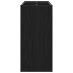 vidaXL Porte-parapluie Chêne noir 65 x 24 x 50 cm Bois d'ingénierie