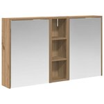 vidaXL Ensemble de Meubles de Salle de Bain 3 Pièces 106 x 16 x 62 5 cm