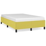 vidaXL Cadre de lit Vert 120 x 200 cm Tissu