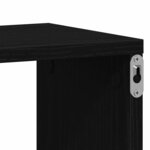 vidaXL Étagère Murale Chêne noir 85 x 16 x 52 5 cm Bois d'ingénierie